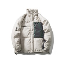 南夏乔装 20冬季新款皮质炫彩羽绒袄男外套日系潮流羽绒服男YR149