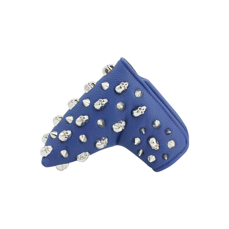 Fábrica al por mayor cubierta del Club de Golf putter cubierta protectora PU más forro de terciopelo putter cubierta protectora transfronteriza Venta caliente