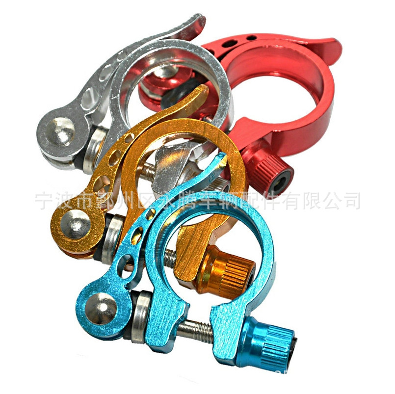 铝合金死飞车坐管夹坐柱专用非快拆型坐管夹公路车快拆坐管夹