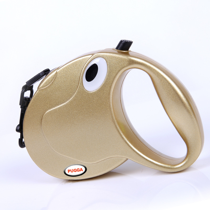 Tracción telescópica dorada