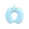 Cartoon cute neck pillow for sleep with animals, airplane for traveling, unicorn, with neck protection