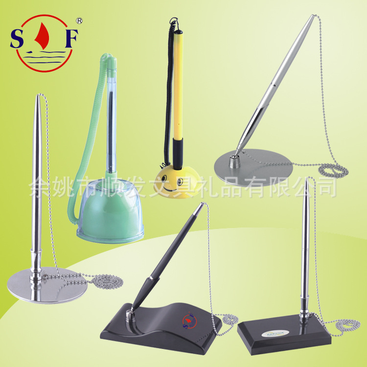 Manufacturers Supply Plastic Base Advertising Counter Pen Sticky Table Pen Signature Pen Can Be Printed Logo Wholesale Custom
