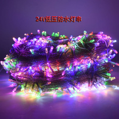 廠家直銷led低壓燈串戶外防水亮化工程24V串燈春節商場裝飾燈串
