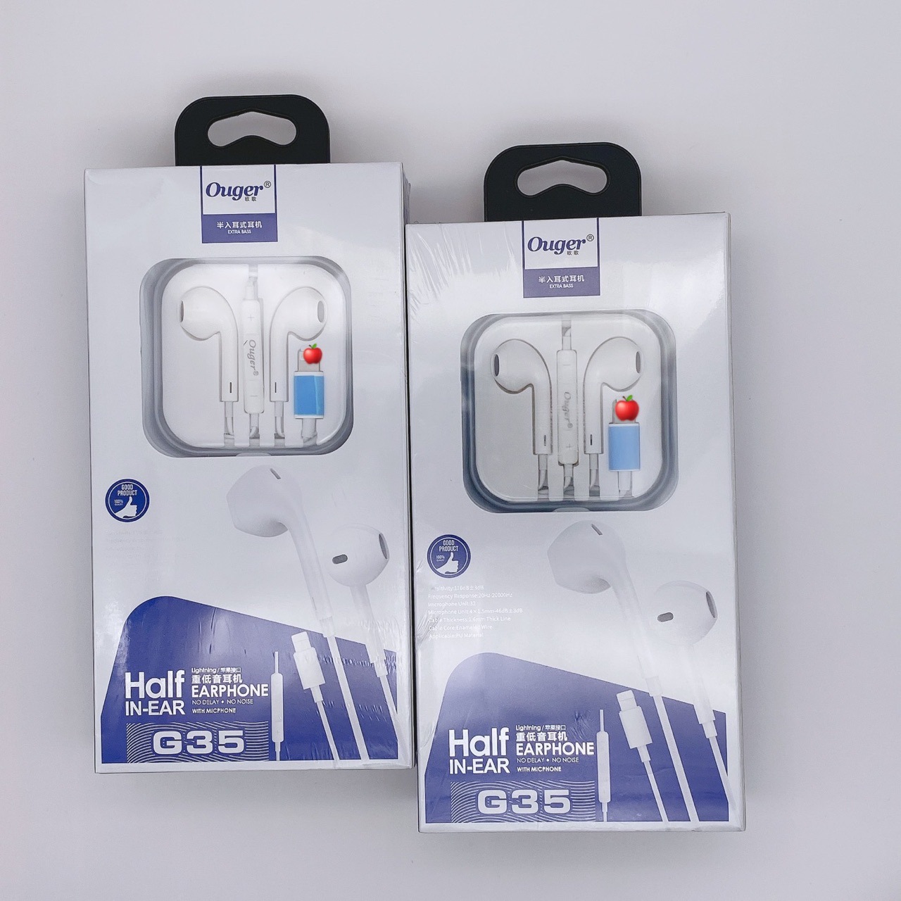 品牌G35低音炮耳机可通话调音重低音扁口高音质入耳式耳麦