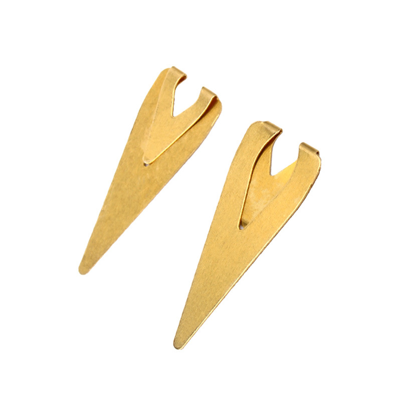 Stagton metal hueco en forma de corazón marcador posicionamiento etiqueta de fábrica de tres colores patente al por mayor productos de negocios creativos