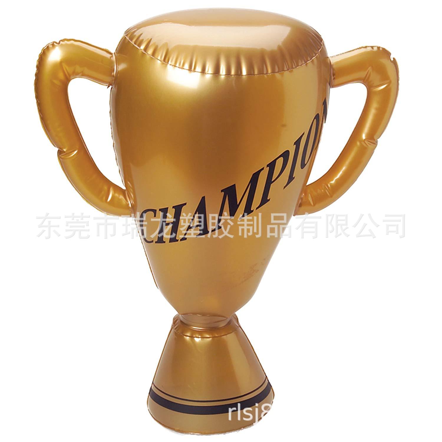 东莞源头工厂PVC充气奖杯 仿真冠军奖杯模型互动充气礼品道具