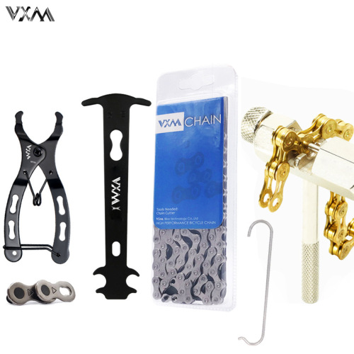 VXM bicycle chain disassembly and assembly magic buckle pliers mountain bike chain measuring ruler chain cutter disassembly and assembly tool
