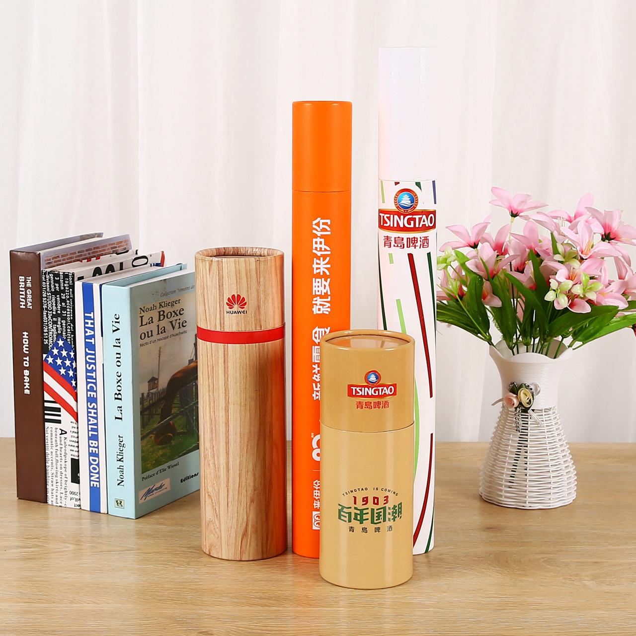 纸罐纸筒礼品盒包装定制圆形食品级铝箔牛皮纸茶叶罐咖啡纸罐圆筒