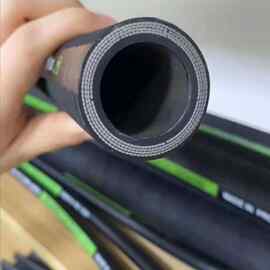 挖机铲车用高压胶管 液压油管 2层4层钢丝大口径高压液压胶管接头