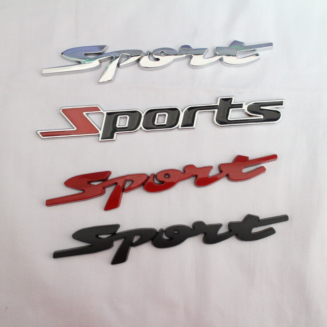 Автомобиль металлический 3D трехмерный стикер автомобиля SPORT модифицированный логотип спортивный автомобиль логотип личность стикер автомобиля внешний вид украшения