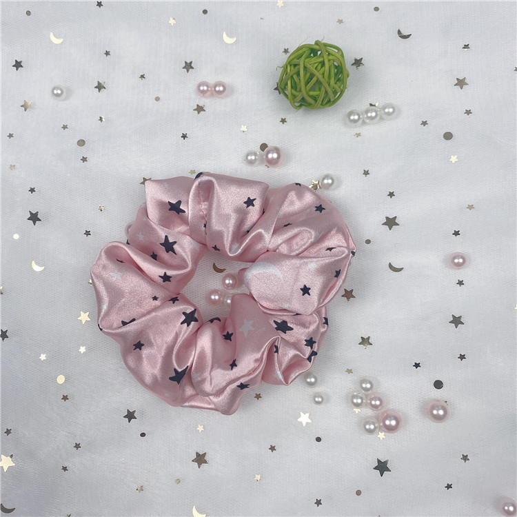 귀여운 핑크 스타 문 헤어 링