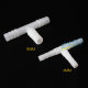 Fish tank aquarium aerating pump accessories air pump accessories pipe gas distribution T through large three-way connector three-way large 4mm8mm