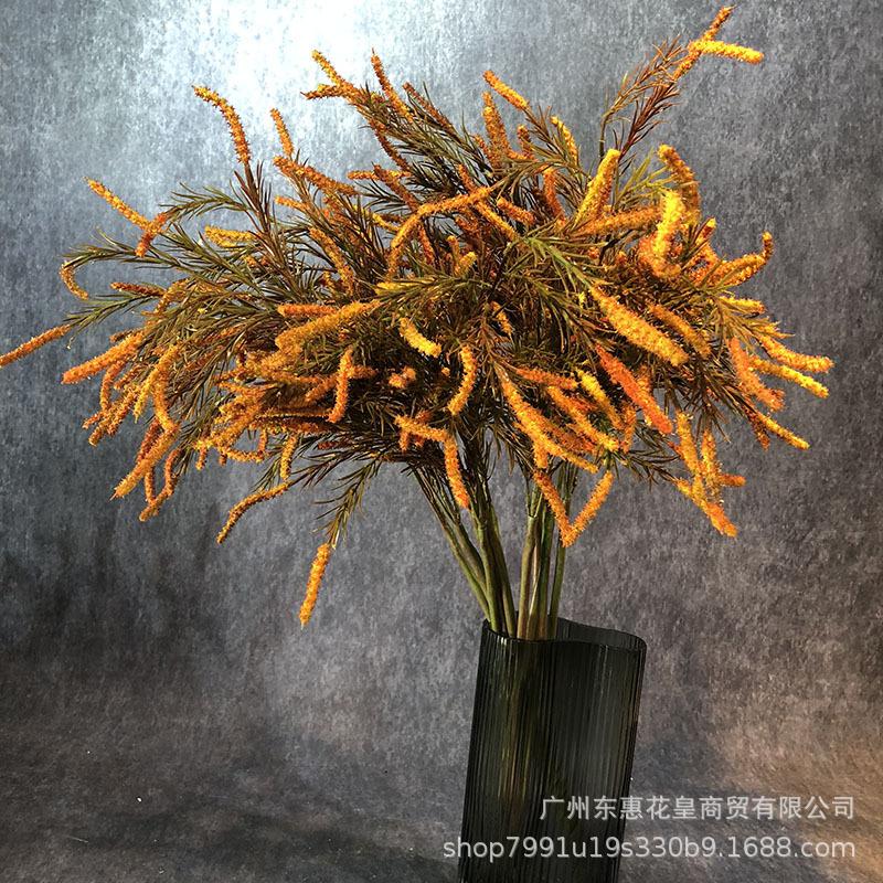 Simulation of sage green landscape engineering decoration materials Rascal grass garden decorations Mao Mao grass wholesale