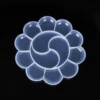 Middle number transparent plum blossom color disc