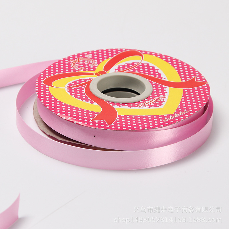 Decoración de la sala de bodas Cinta de decoración Suministros de boda Globos de boda Cinta de decoración Cinta de color sólido Cinta de plástico pp