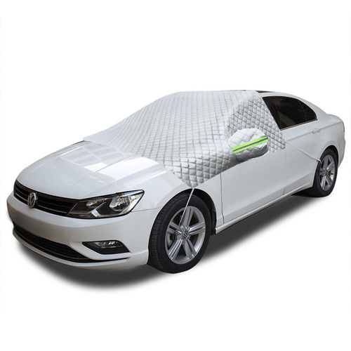 Direct sales car multi-functional multi-layer snow shield car half cover aluminum film plus cotton snow shield car car snow shield