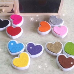Brand New Pastel Candy Color Fresh and Light Color Print Ink Multicolor Heart Print Ink Multi-color 12 Colors Available