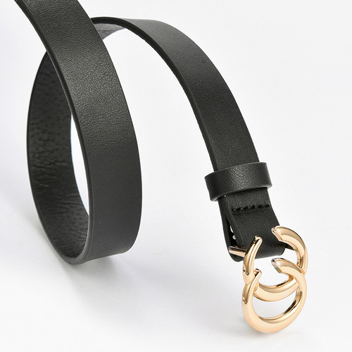 Fashionable Double C Belt for Online Hot Sale, Suitable for Students, Couples, Decorative for Suit Shirts, Jeans, and Casual Wear for Women