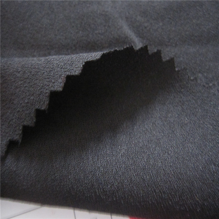 现货乱麻四面弹  涤纶弹力面料 春夏时尚女装裙装面料批发面料