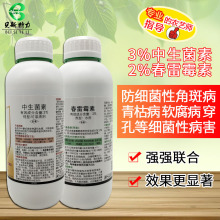 细格3%中生菌素春雷霉素水稻白叶枯细菌性角斑病杀菌剂1000克套装