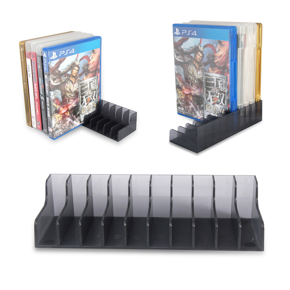 PS4 simple juego tarjeta caja de almacenamiento rack PS4/SLIM/PRO juego disco rack P4 juego disco de almacenamiento rack X2