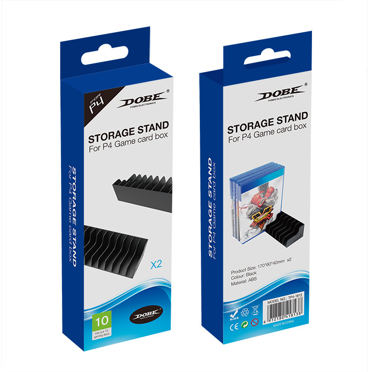 PS4 simple juego tarjeta caja de almacenamiento rack PS4/SLIM/PRO juego disco rack P4 juego disco de almacenamiento rack X2