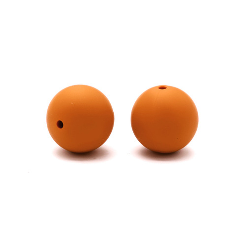 12MM Silicone Round Beads Food-Grade Infant Teether Necklace Accessory DIY Silicone Beads