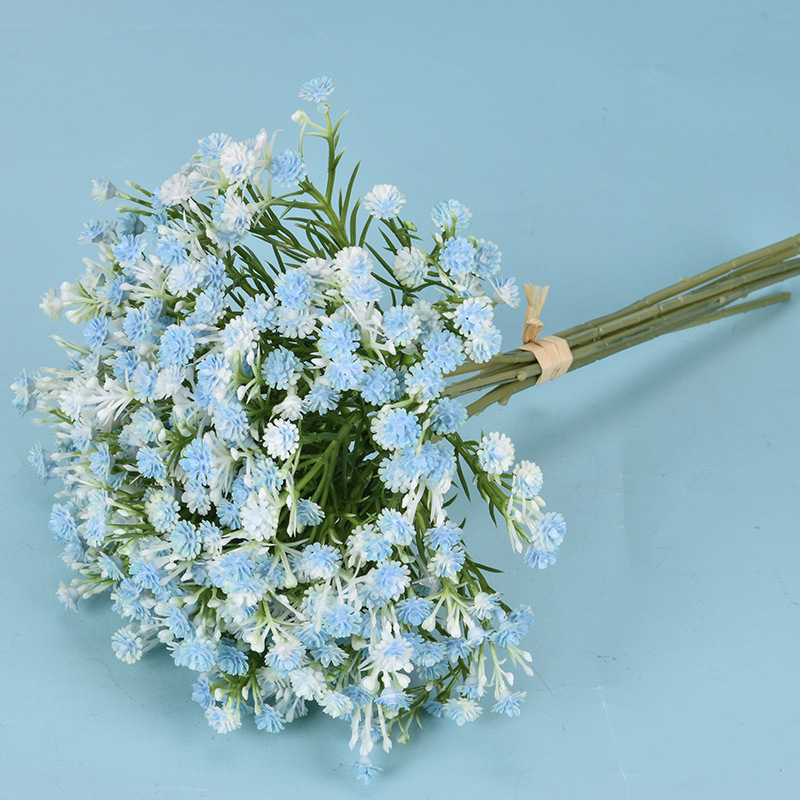 Artificial mango ramo estrellado ramo de flores de plástico boda accesorios de fotografía decoración del hogar flor falsa fábrica al por mayor