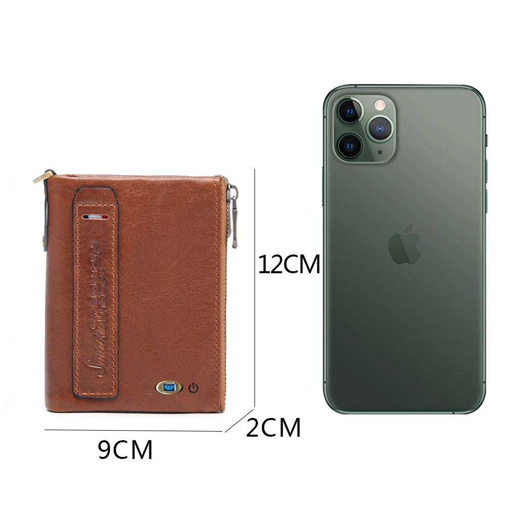 Protective wallet, retro capacious protective bag for leisure, (Cross-border trading), genuine leather