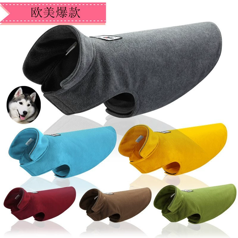 Прямые поставки с фабрики: утолщенная теплая одежда для животных, осенне-зимняя одежда для собак, флисовая одежда для животных, двусторонний жилет