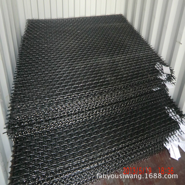 不锈钢轧花网钢锰钢矿筛网重型钢丝编织网热镀锌轧花网厂家供应