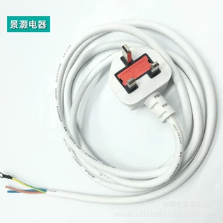 英式三插电源线 装配/注塑式标准10A三芯电源线