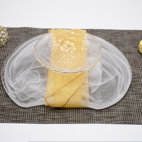 Japanese glass dinner plate