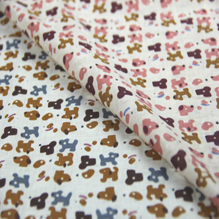 小花布 全棉印花布 卡通图案 春夏平纹涂料 衣服玩具布包