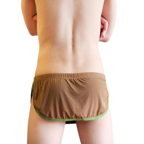Men's underwear, trendy and fashionable seamless two-piece home pants with built-in single butt positioning Arrow casual pants 03JB