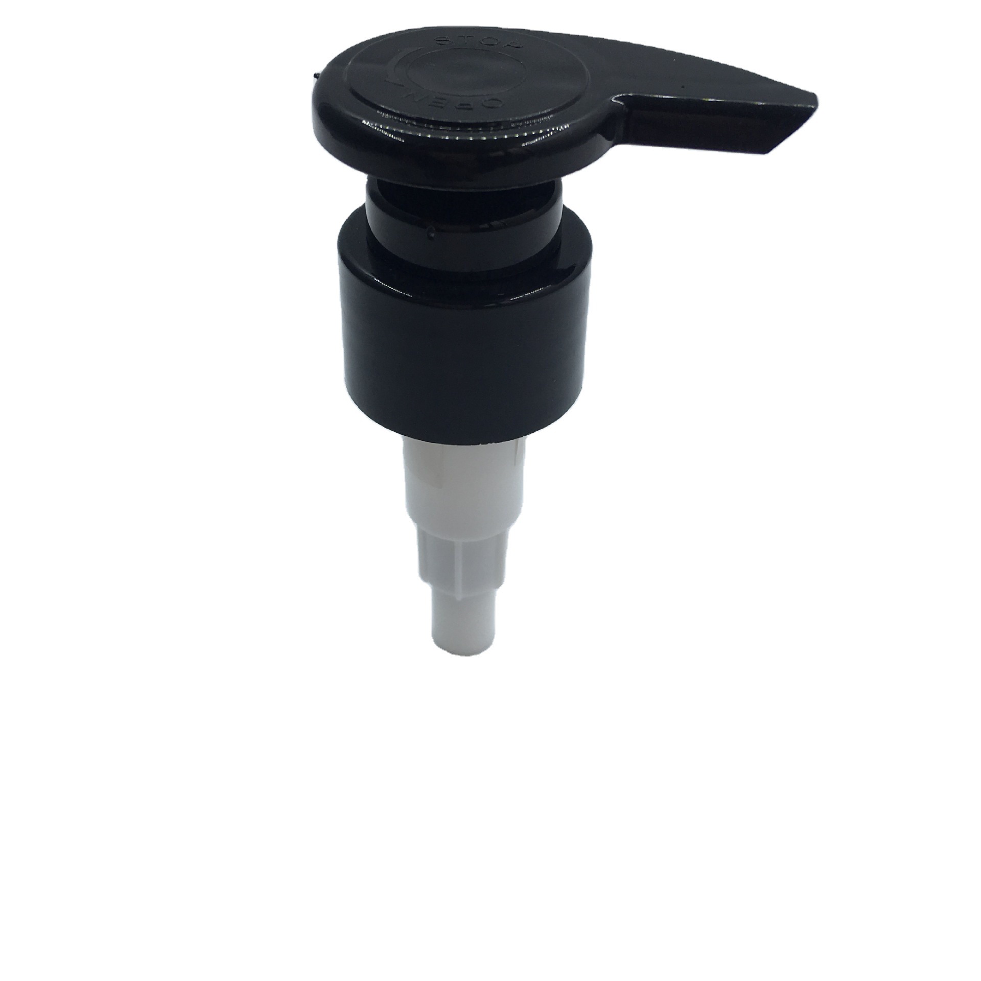 供应24牙塑料泵头 洗护螺旋乳液泵头 化妆品分装瓶配按压乳液泵