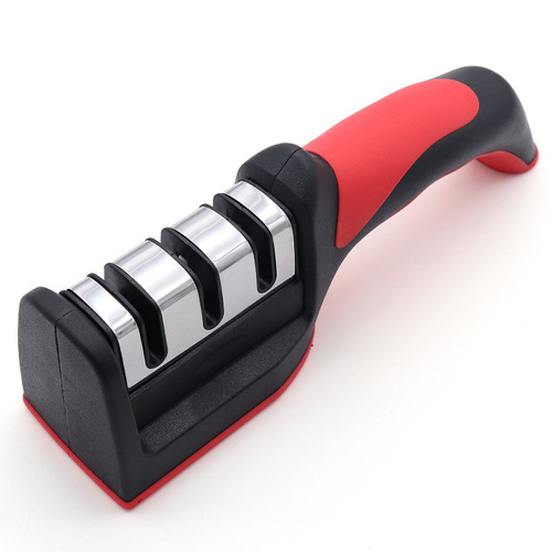 Factory direct sales household knife sharpener, removable and replaceable grinding head sharpener, stainless steel ceramic tungsten steel knife sharpener