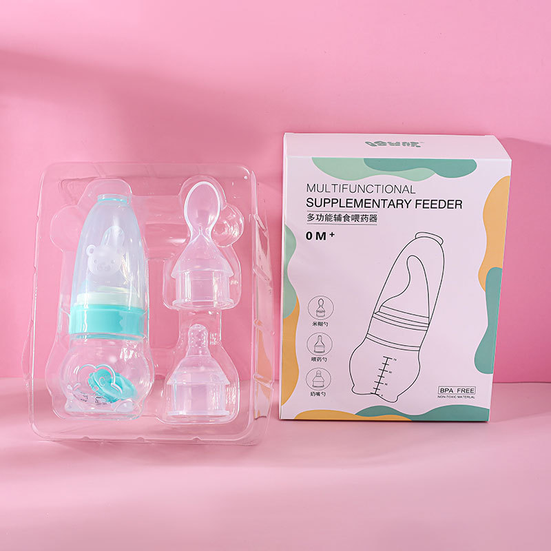 Alimentador de medicina bebé anti-choke botella de bebida bebé medicina alimentación suplemento de agua alimentador de medicina botella de pasta de arroz