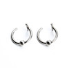 Ear clips stainless steel, physiological earrings, lip piercing, nose piercing