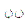 Ear clips stainless steel, physiological earrings, lip piercing, nose piercing