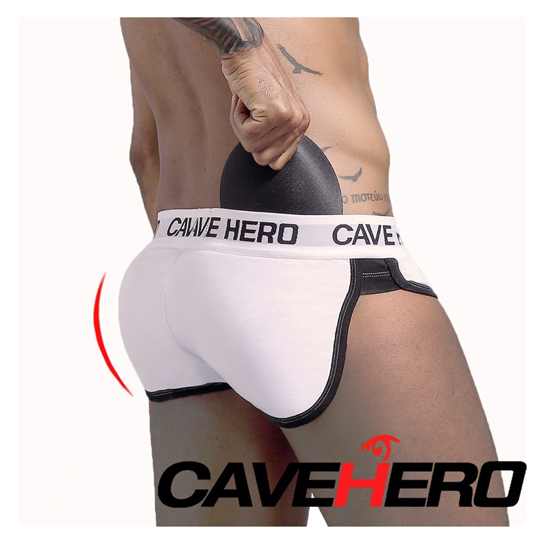 American andchristian algodón transpirable sexy ropa interior de los hombres u convexa pad hip contraste color