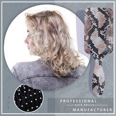 Cross-border square zebra print airbag comb leopard print hair smoothing air cushion comb snake print massage airbag comb