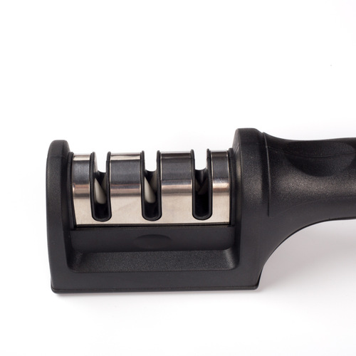 Knife sharpener, whetstone, whetstone, manual knife sharpener, household knife sharpener, three-stage knife sharpener