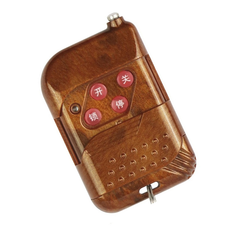 批发433.92MHZ车库卷帘伸缩门桃木对拷遥控器通用复制拷贝钥匙