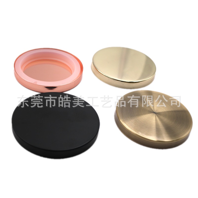 金属杯盖制作香薰蜡烛杯盖批发香薰蜡烛金属盖锌合金工艺品子母盖