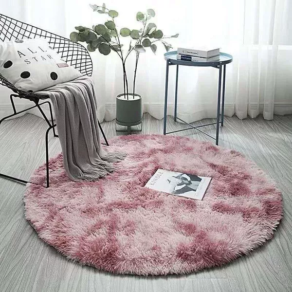 Tie -dyed pink purple