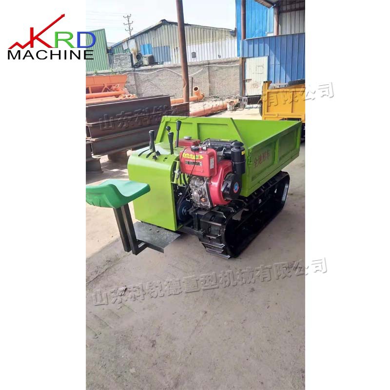 柴油水田履带运输车 小型山地雪地河滩装运车 自卸式履带车现货