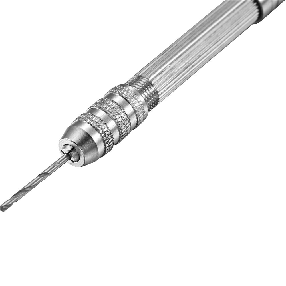 Taladro manual con brocas - Para manualidades, joyería y bricolaje (0.3-3mm)