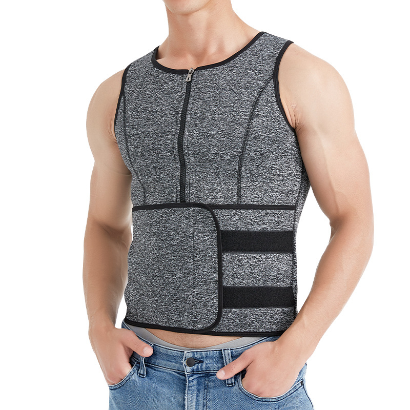 Ropa deportiva de neopreno que induce la sudoración, moldea la figura, de secado rápido, transpirable, prenda de compresión para hombre, ropa deportiva ajustada de secado rápido