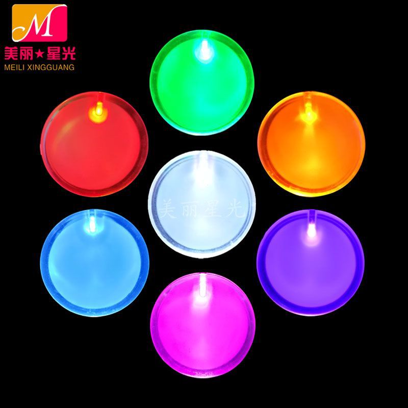 Concierto al por mayor insignia luminosa led regalo publicitario broche luminoso de acrílico placa de broche con logotipo impreso